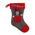 Red Sock Monkey Stocking 15"